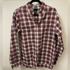Men’s Nike SB P-Rod plaid button down shirt, size large